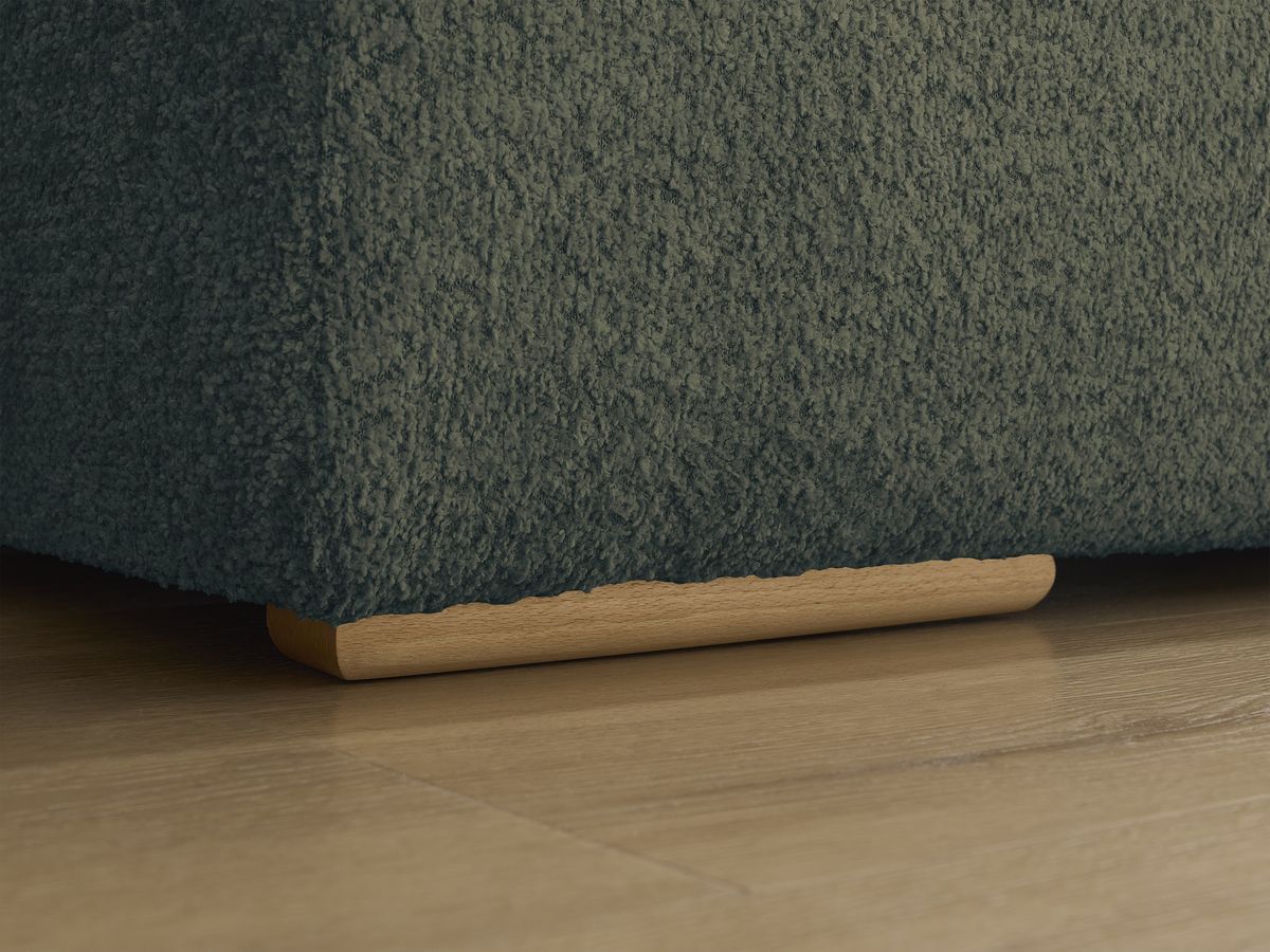 ANAKIN panoramische slaapbank met opbergvak en badstof bekleding