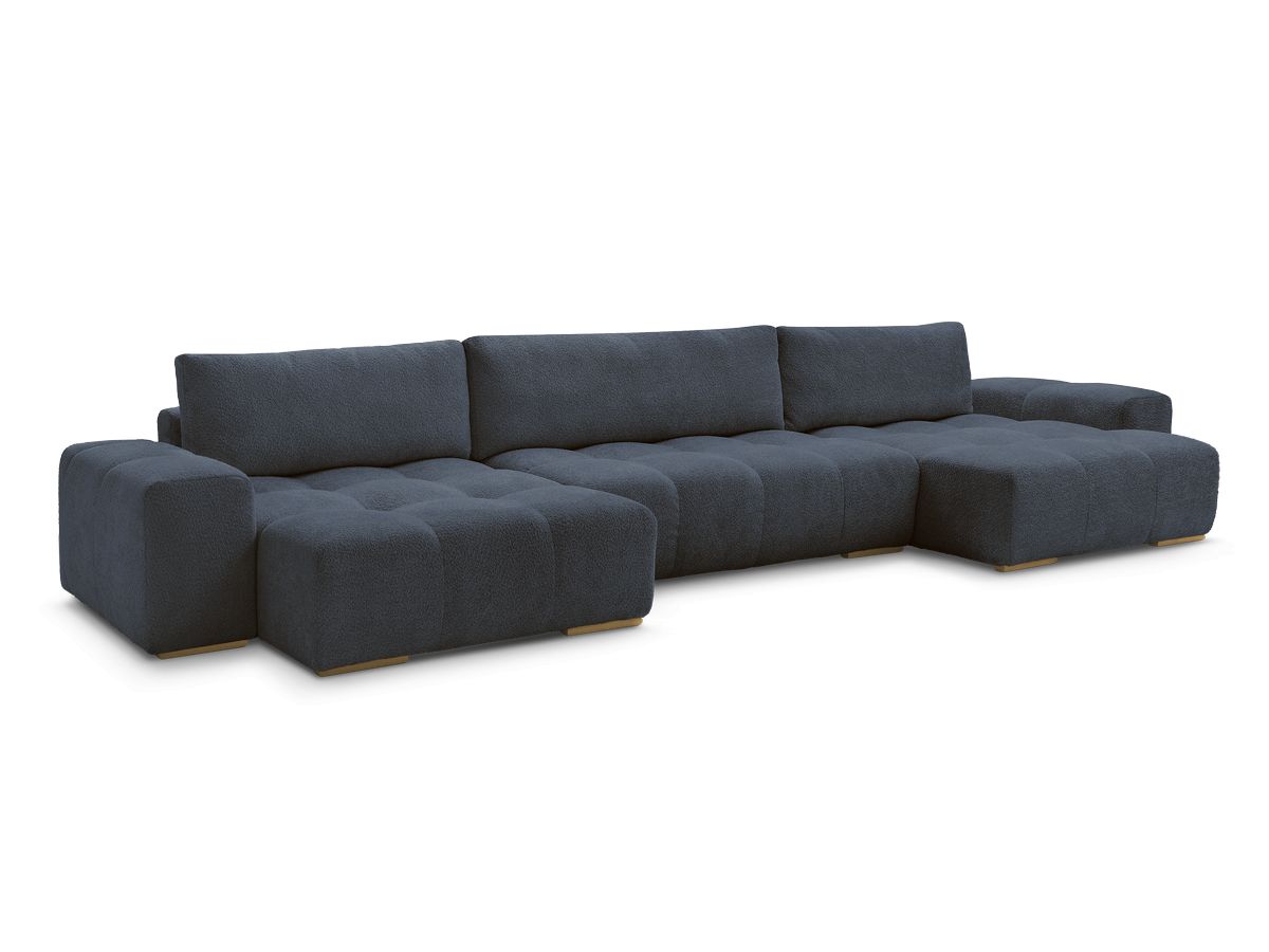 ANAKIN panoramische slaapbank met opbergvak en badstof bekleding