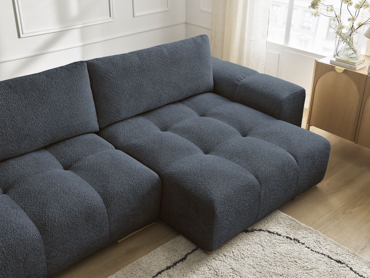 ANAKIN panoramische slaapbank met opbergvak en badstof bekleding