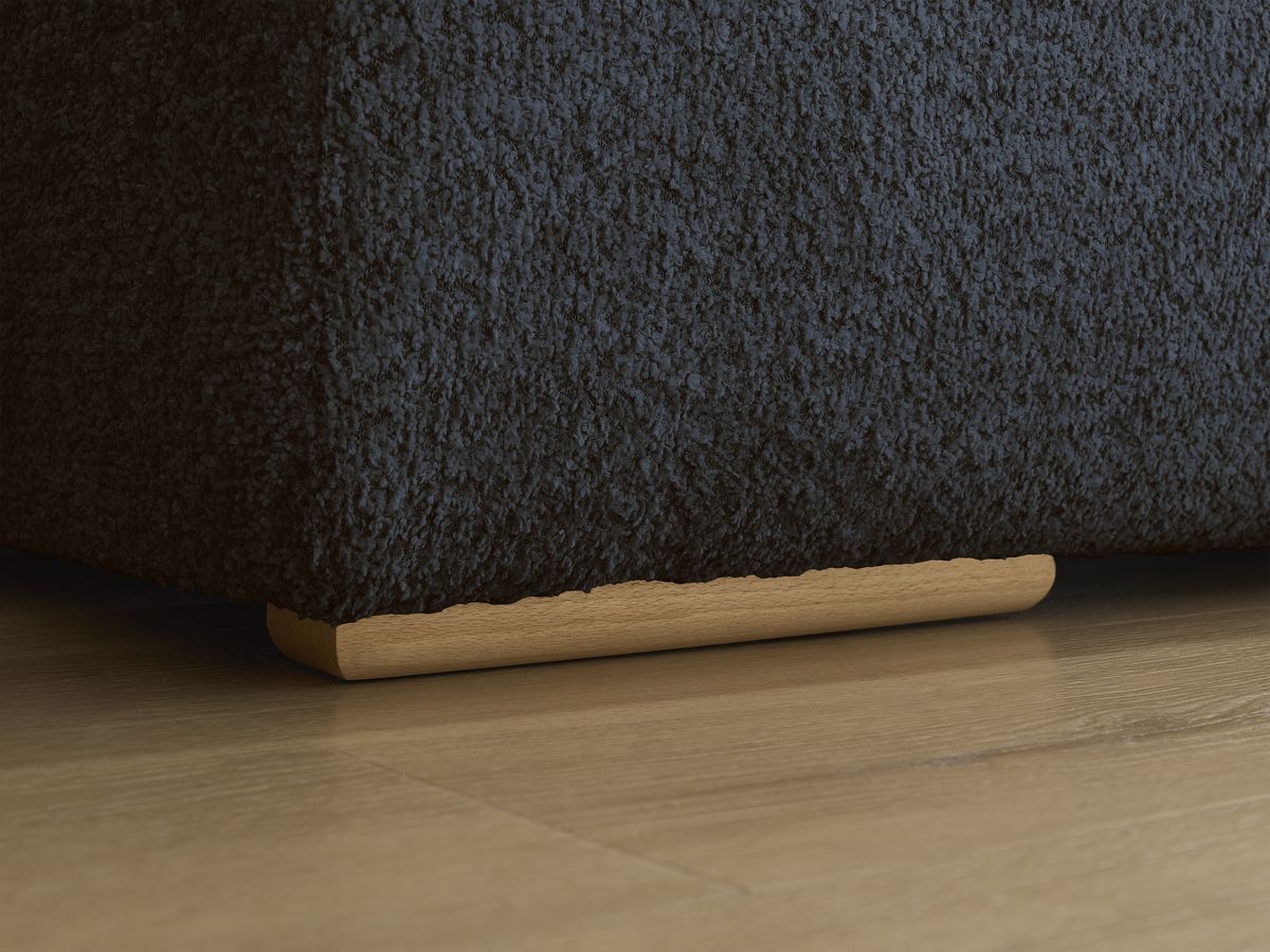 ANAKIN panoramische slaapbank met opbergvak en badstof bekleding
