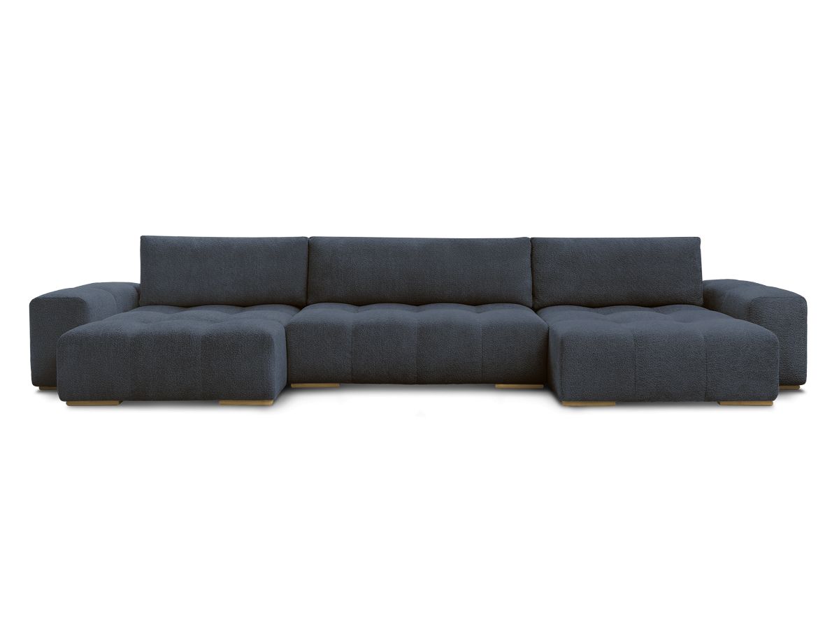 ANAKIN panoramische slaapbank met opbergvak en badstof bekleding