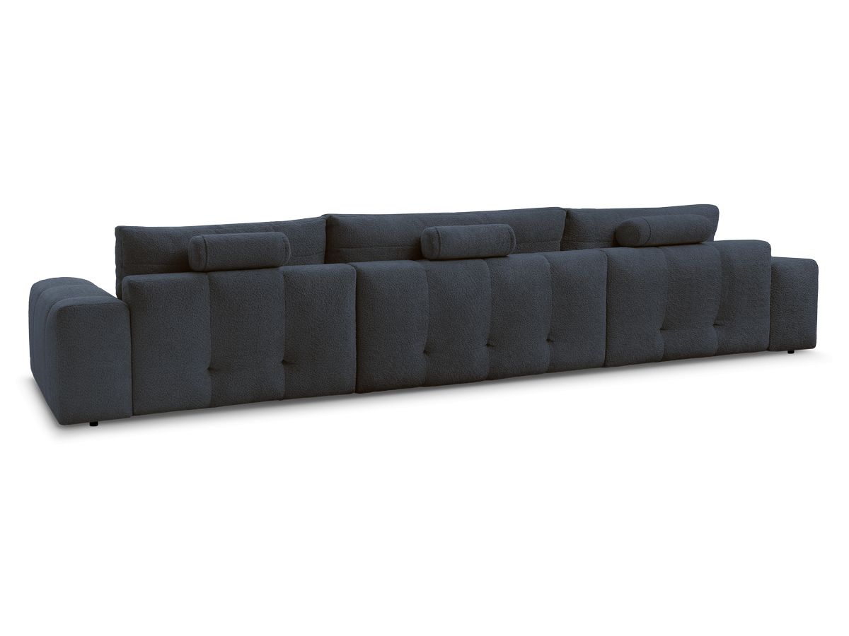 ANAKIN panoramische slaapbank met opbergvak en badstof bekleding