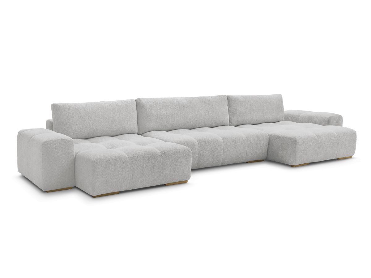 ANAKIN panoramische slaapbank met opbergvak en badstof bekleding