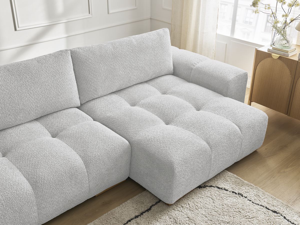 ANAKIN panoramische slaapbank met opbergvak en badstof bekleding