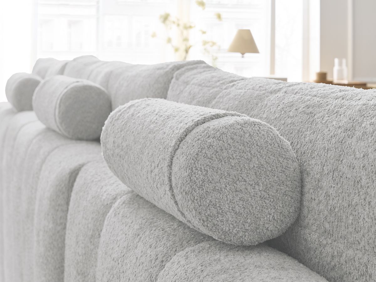 ANAKIN panoramische slaapbank met opbergvak en badstof bekleding