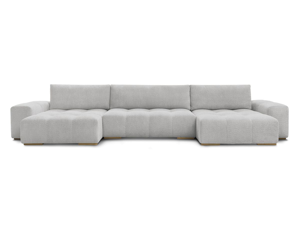 ANAKIN panoramische slaapbank met opbergvak en badstof bekleding