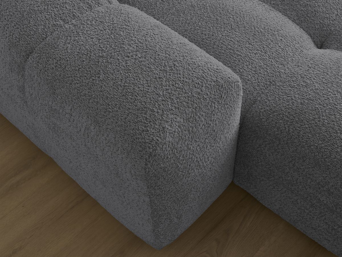 ANAKIN panoramische slaapbank met opbergvak en badstof bekleding