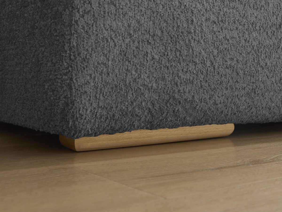 ANAKIN panoramische slaapbank met opbergvak en badstof bekleding