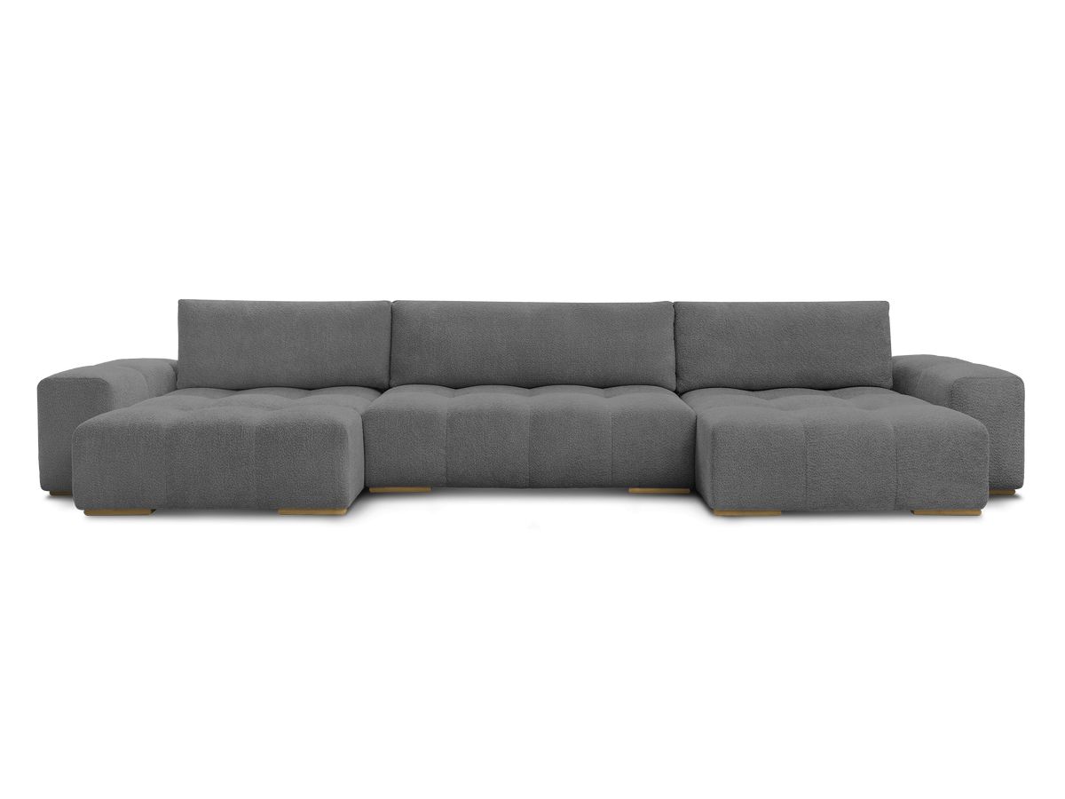 ANAKIN panoramische slaapbank met opbergvak en badstof bekleding