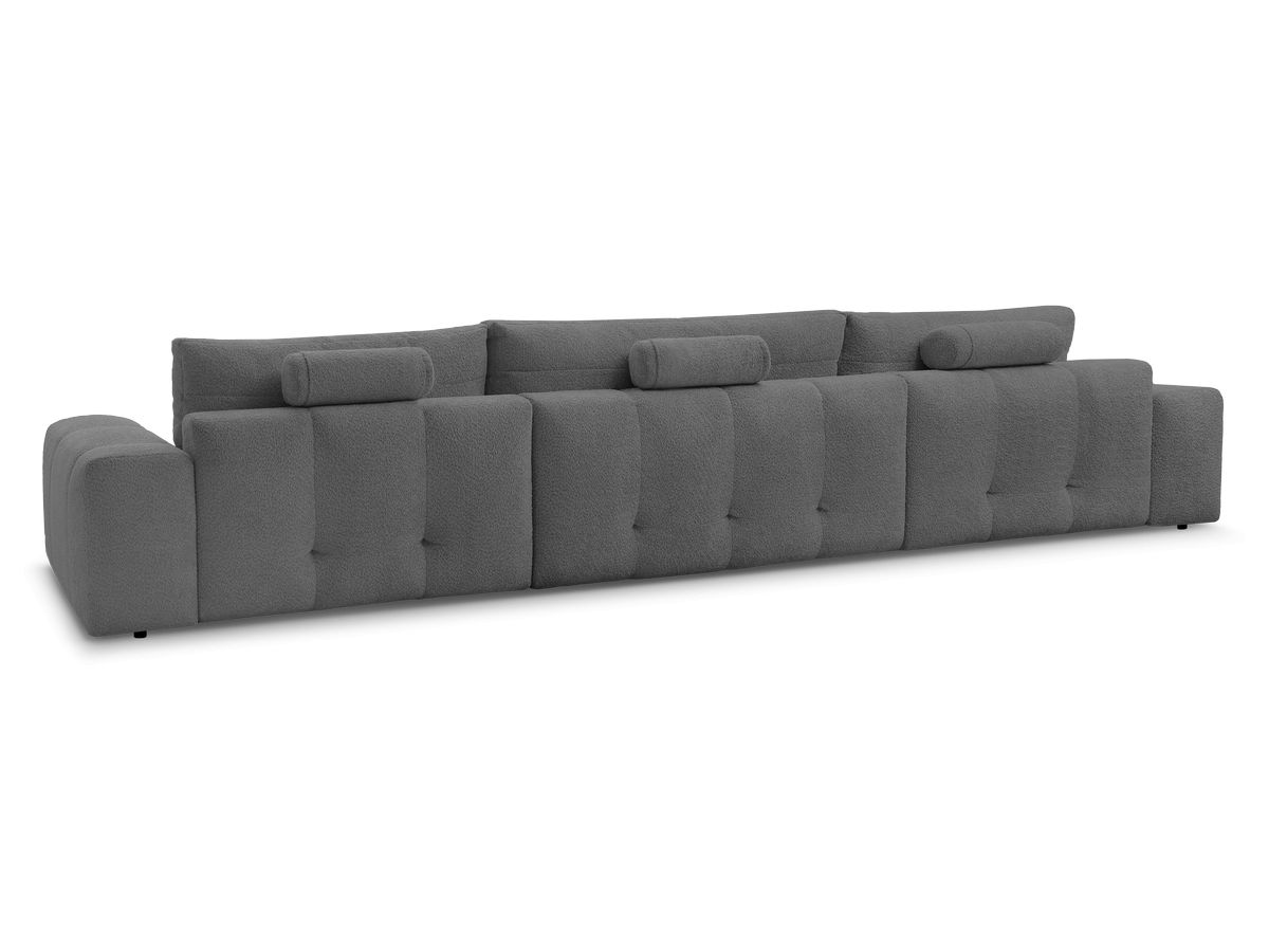 ANAKIN panoramische slaapbank met opbergvak en badstof bekleding