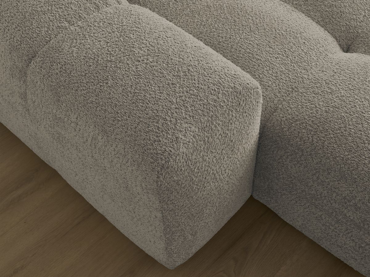 ANAKIN panoramische slaapbank met opbergvak en badstof bekleding