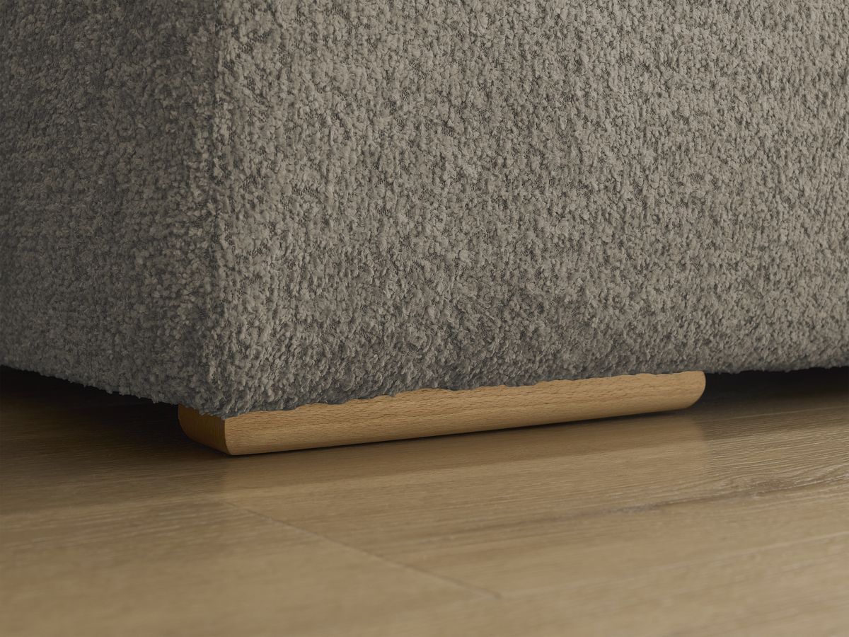 ANAKIN panoramische slaapbank met opbergvak en badstof bekleding
