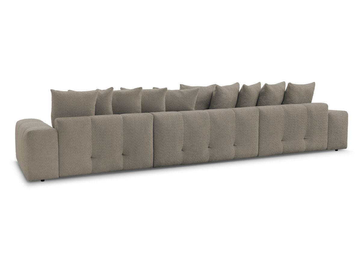 ANAKIN panoramische slaapbank met opbergvak en badstof bekleding