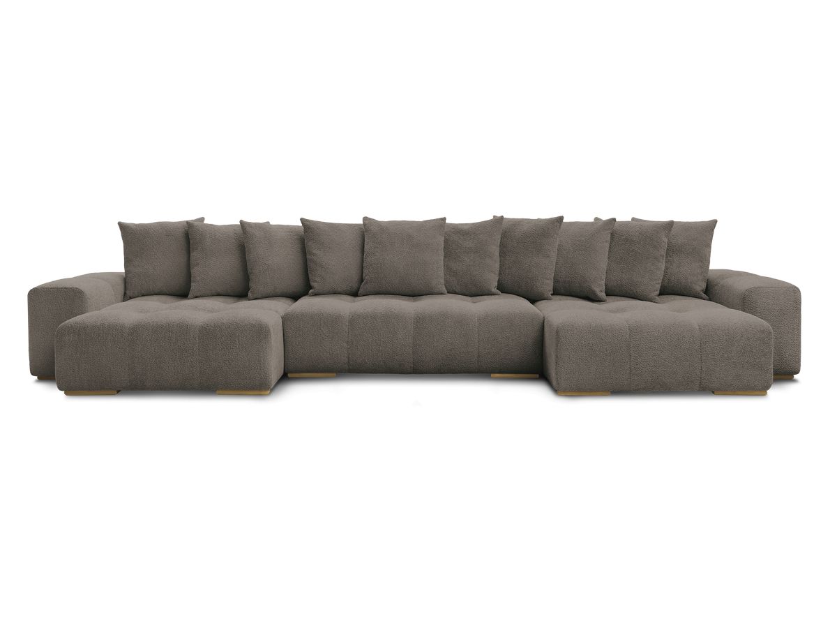 ANAKIN panoramische slaapbank met opbergvak en badstof bekleding
