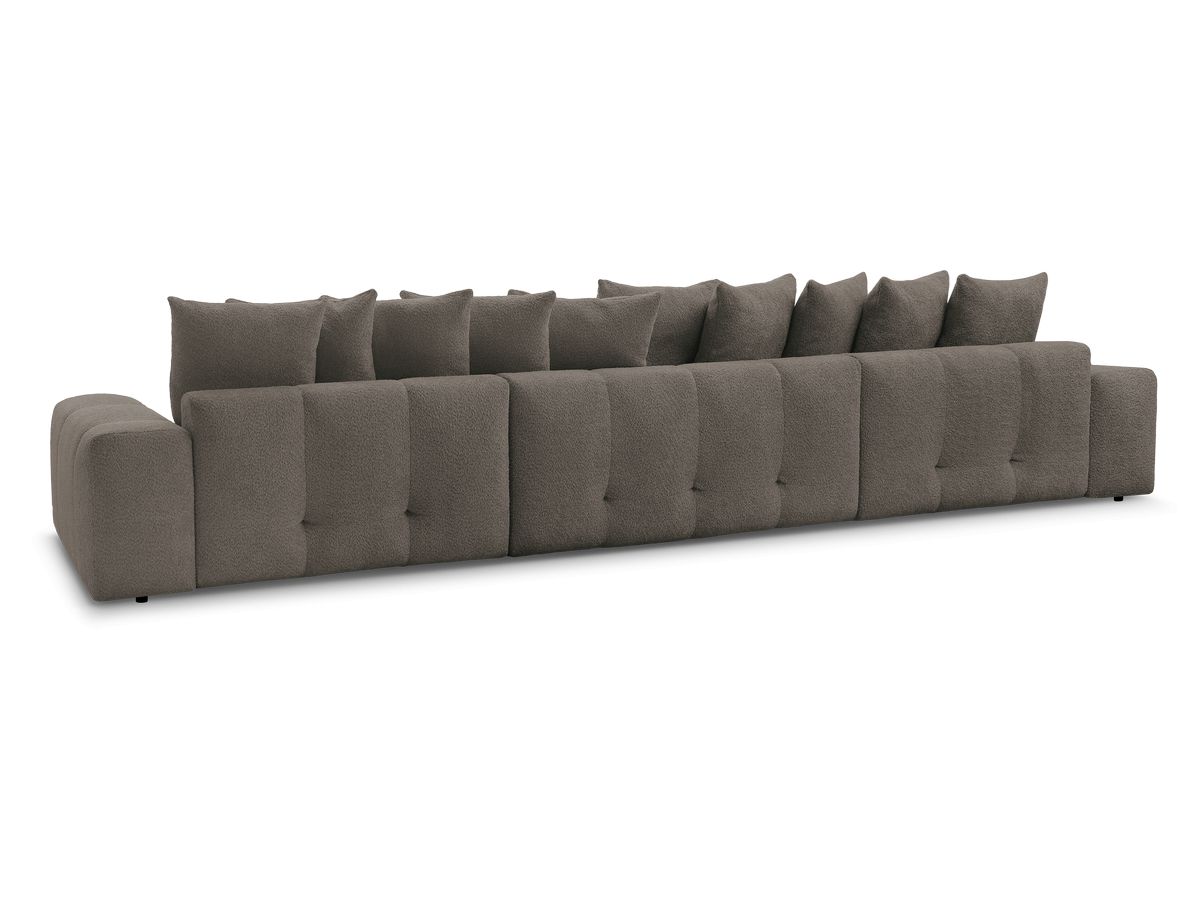 ANAKIN panoramische slaapbank met opbergvak en badstof bekleding