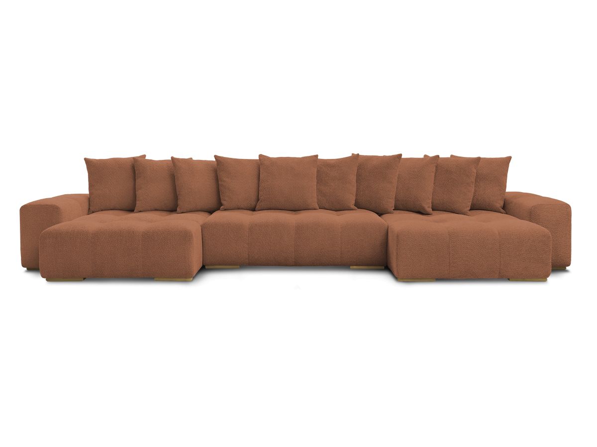 ANAKIN panoramische slaapbank met opbergvak en badstof bekleding