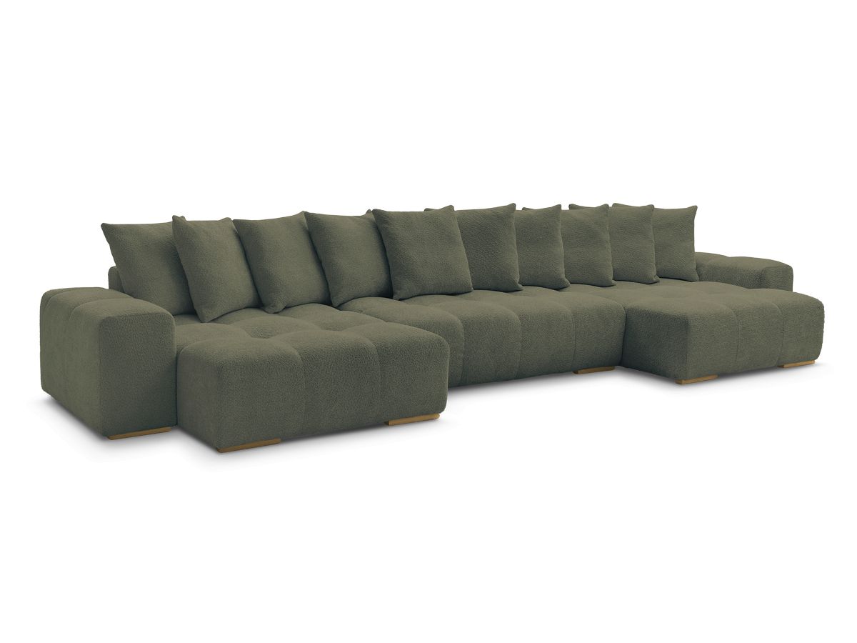 ANAKIN panoramische slaapbank met opbergvak en badstof bekleding