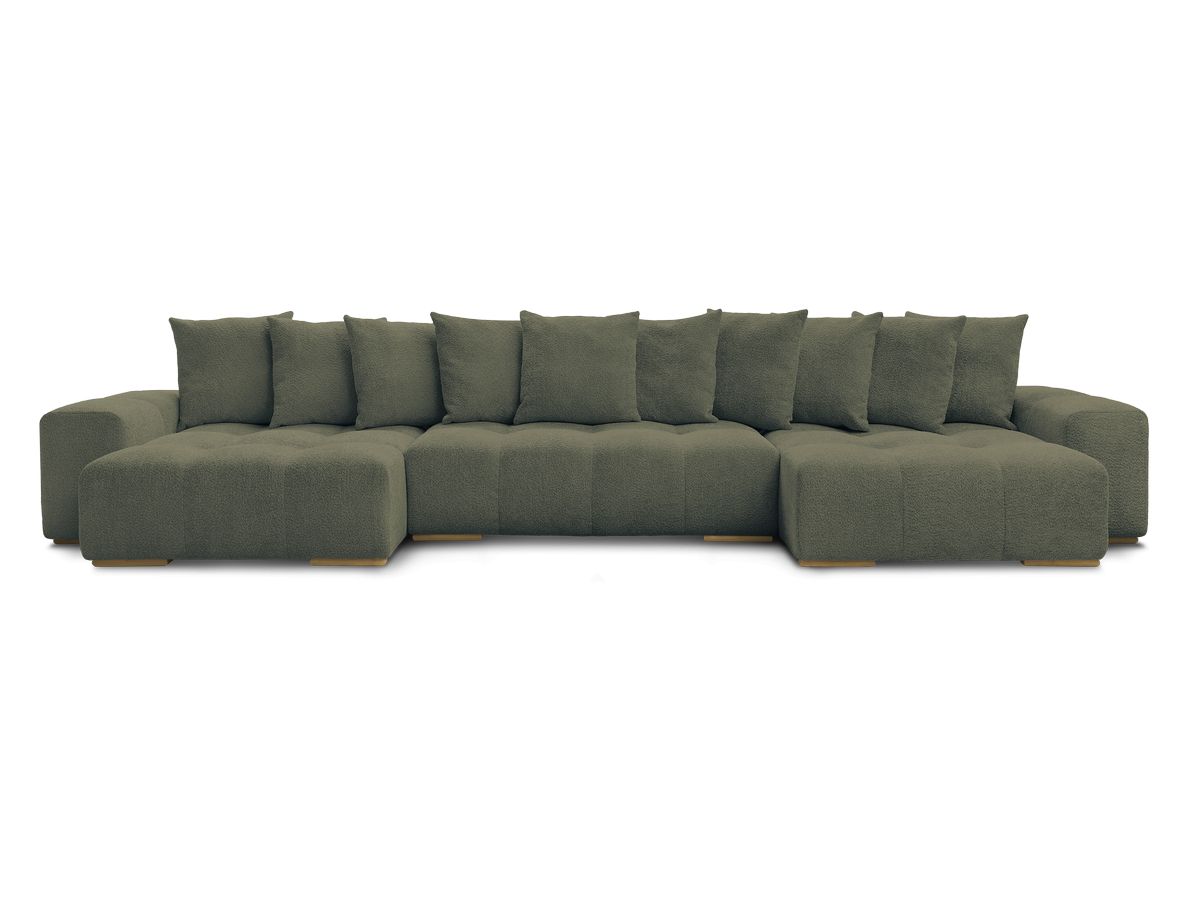 ANAKIN panoramische slaapbank met opbergvak en badstof bekleding