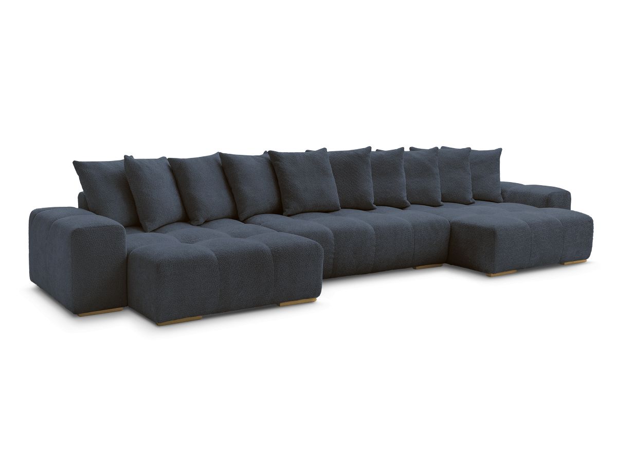 ANAKIN panoramische slaapbank met opbergvak en badstof bekleding