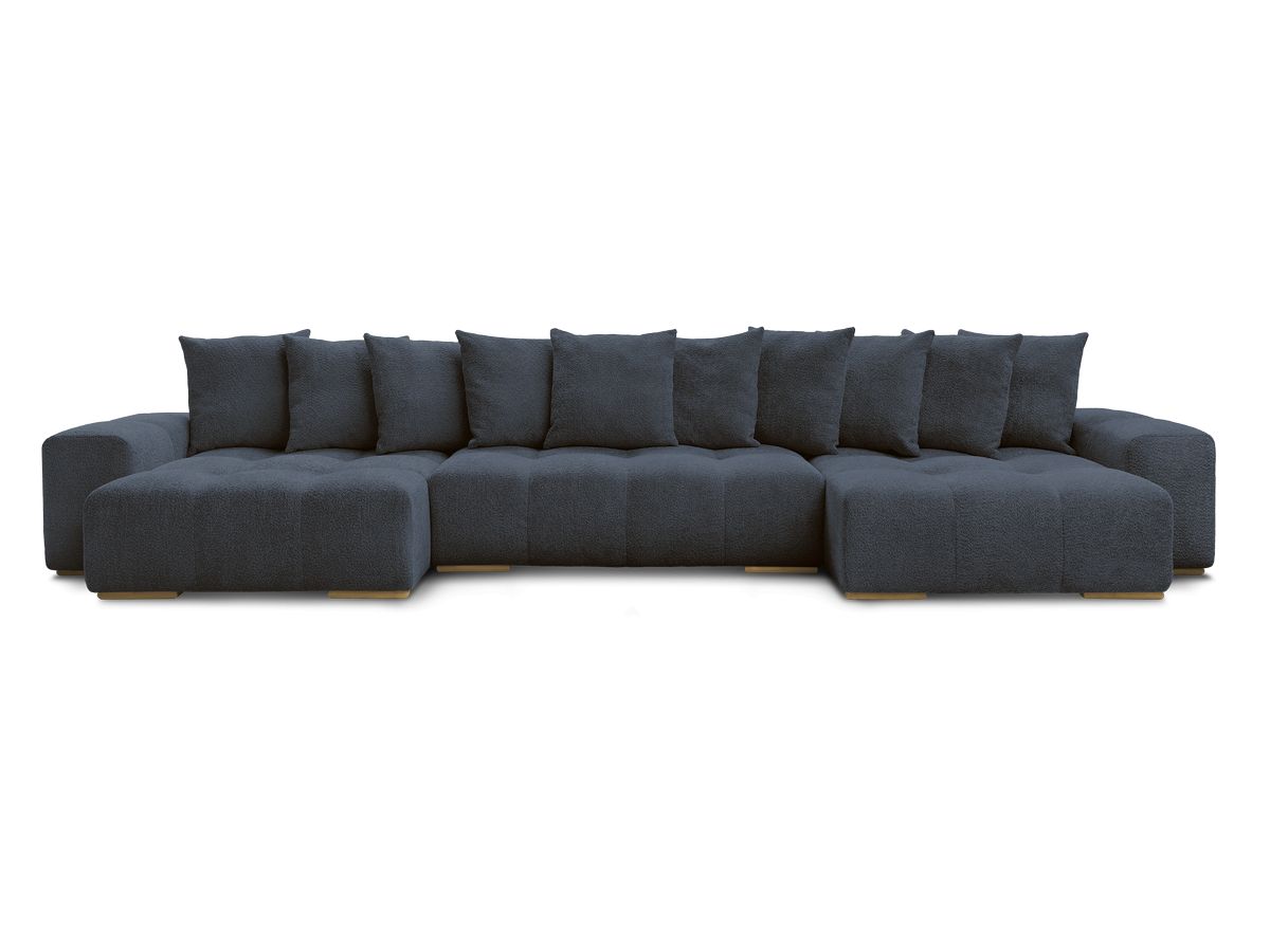 ANAKIN panoramische slaapbank met opbergvak en badstof bekleding