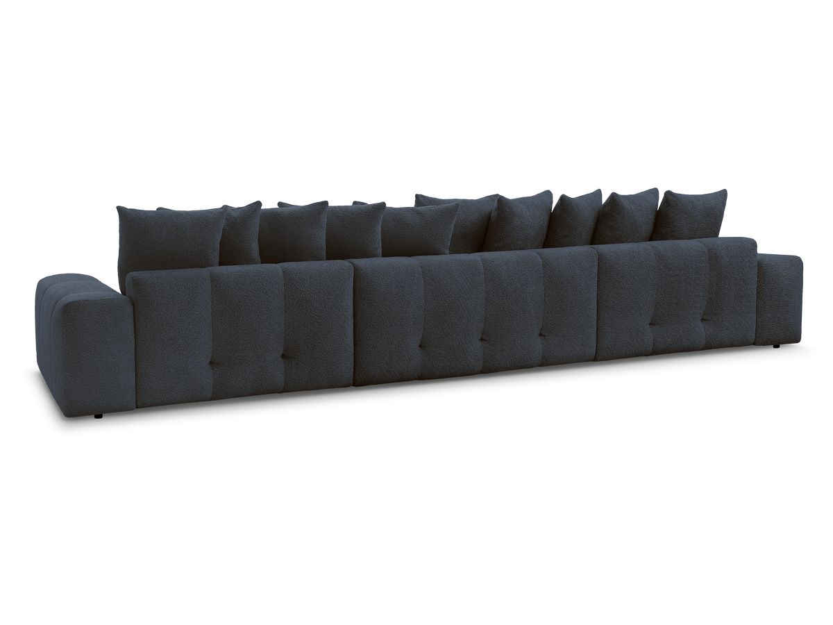 ANAKIN panoramische slaapbank met opbergvak en badstof bekleding