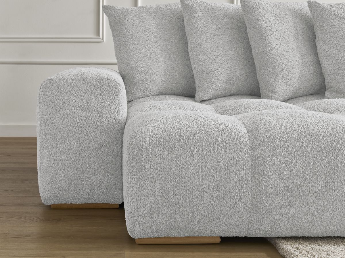 ANAKIN panoramische slaapbank met opbergvak en badstof bekleding