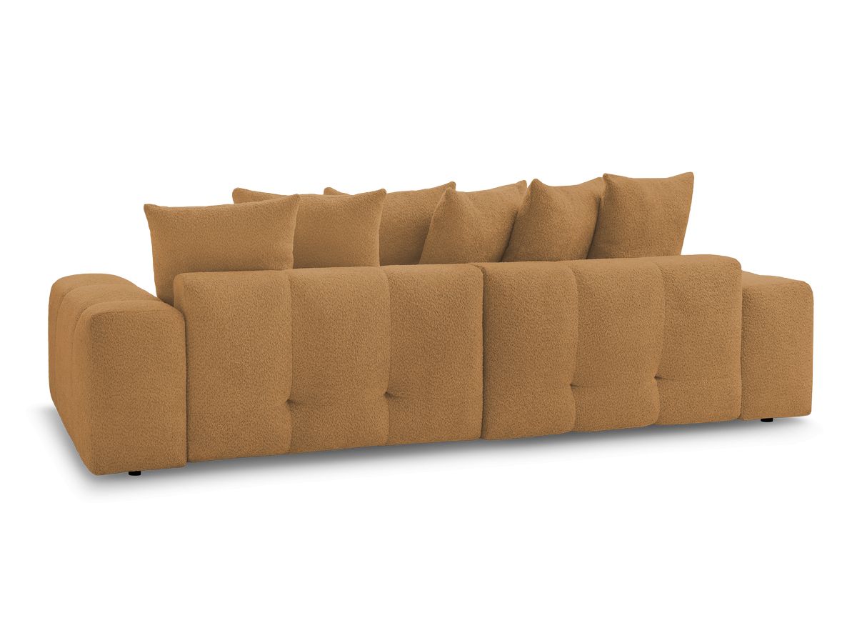 Canapé d'angle convertible réversible coffre ANAKIN tissu bouclette