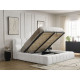 Lit coffre MONT-BLANC tissu mesh