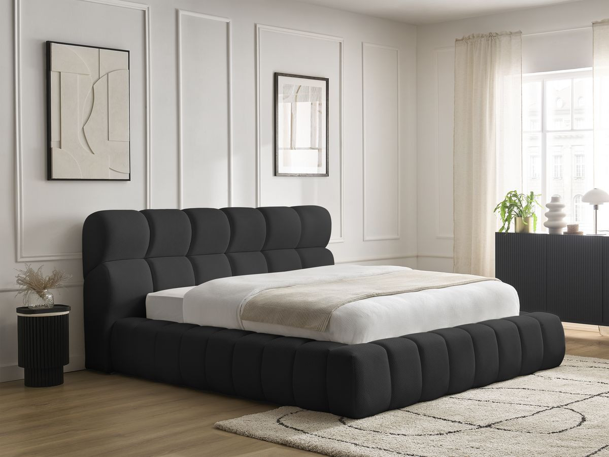 Lit coffre MONT-BLANC mesh noir — vue 5