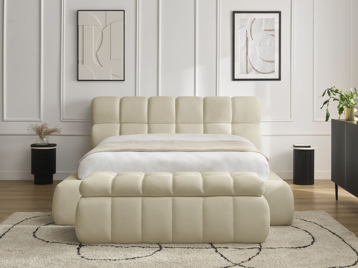 MONT-BLANC opbergbed + MONT-BLANC bedeinde van netstof