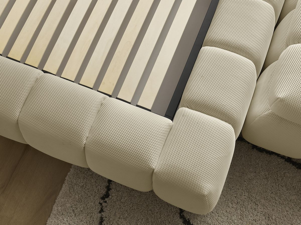 MONT-BLANC opbergbed + MONT-BLANC bedeinde van netstof