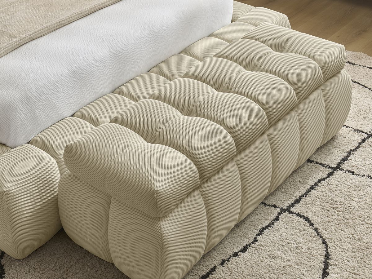 MONT-BLANC opbergbed + MONT-BLANC bedeinde van netstof