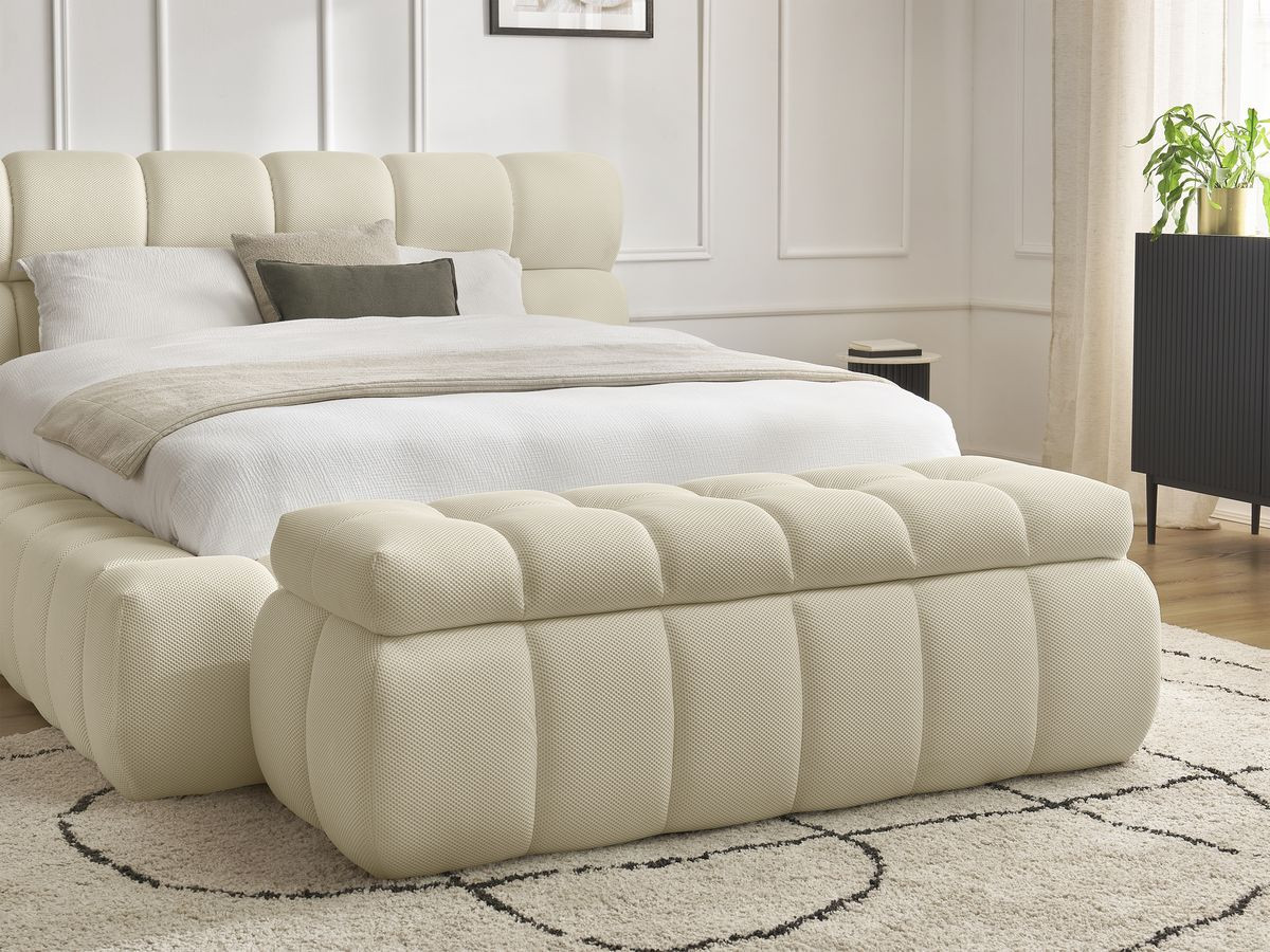 MONT-BLANC opbergbed + MONT-BLANC bedeinde van netstof