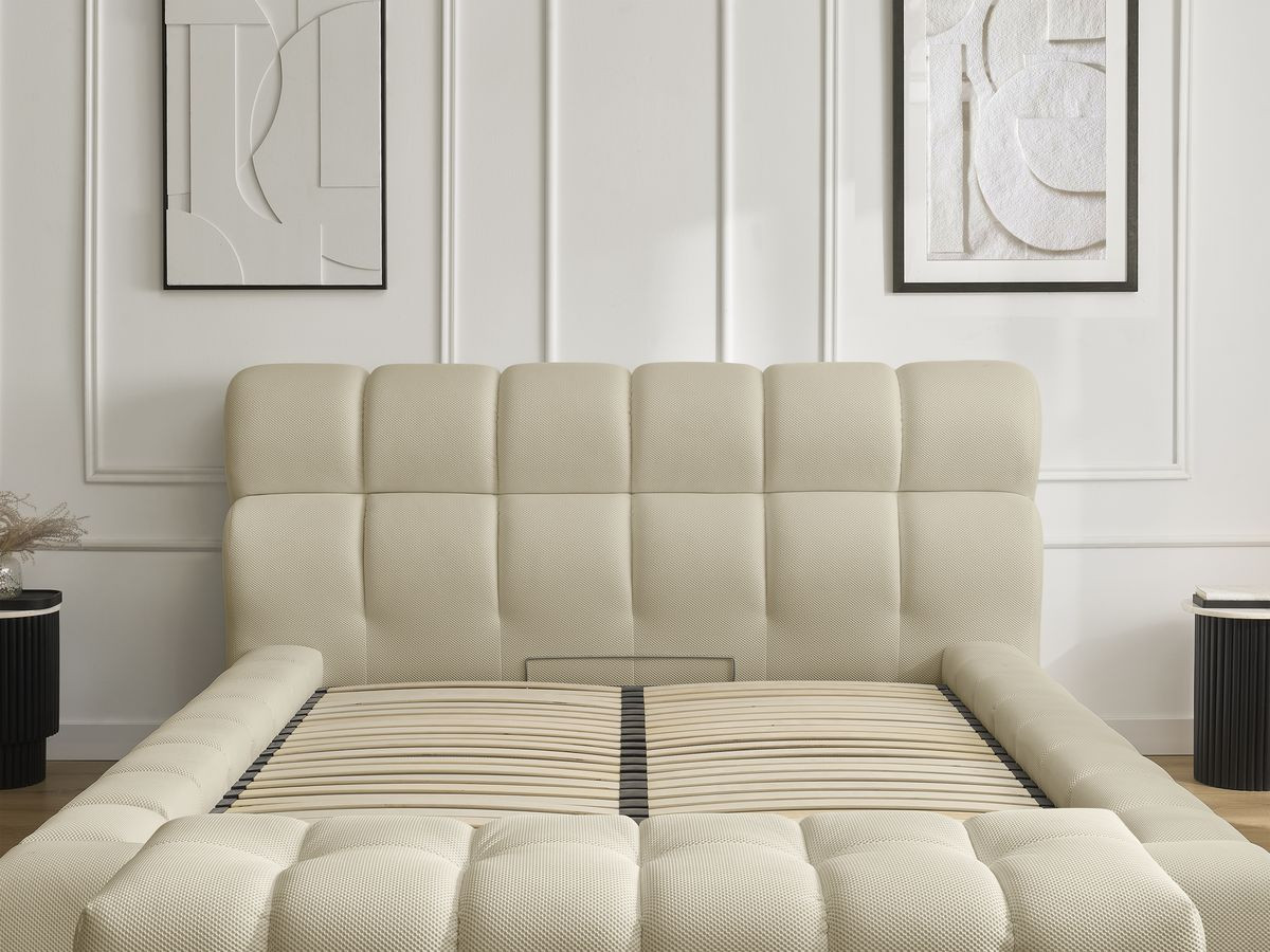 MONT-BLANC opbergbed + MONT-BLANC bedeinde van netstof