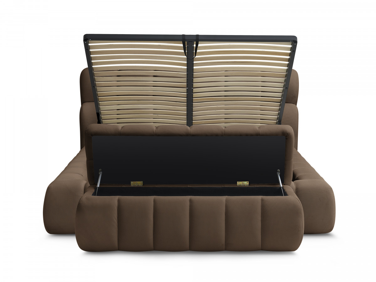 MONT-BLANC opbergbed + MONT-BLANC bedeinde van netstof
