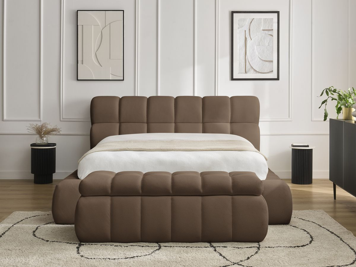 MONT-BLANC opbergbed + MONT-BLANC bedeinde van netstof