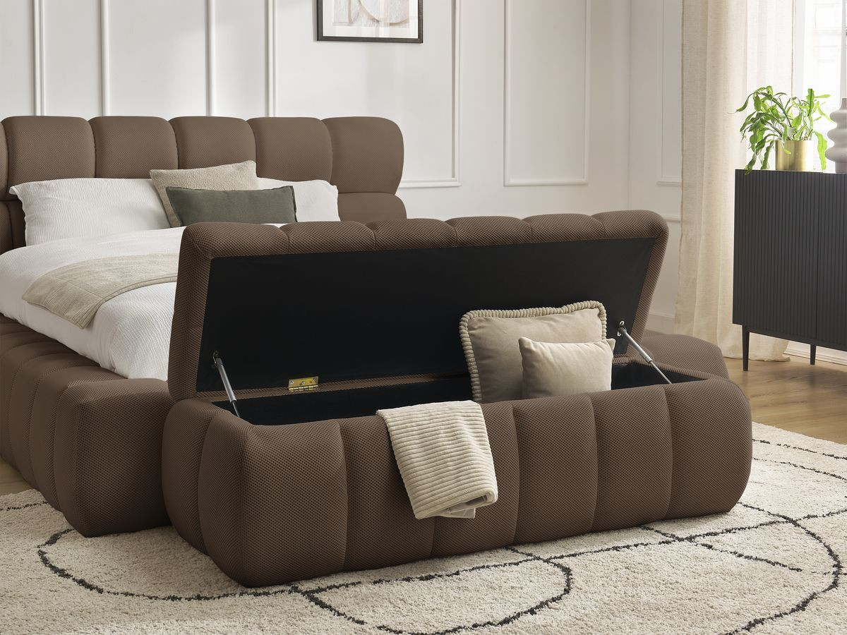 MONT-BLANC opbergbed + MONT-BLANC bedeinde van netstof