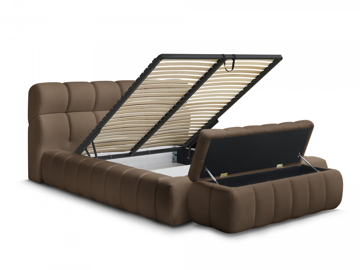 MONT-BLANC opbergbed + MONT-BLANC bedeinde van netstof