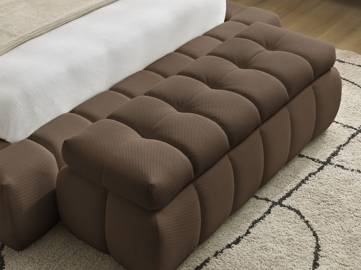 MONT-BLANC opbergbed + MONT-BLANC bedeinde van netstof