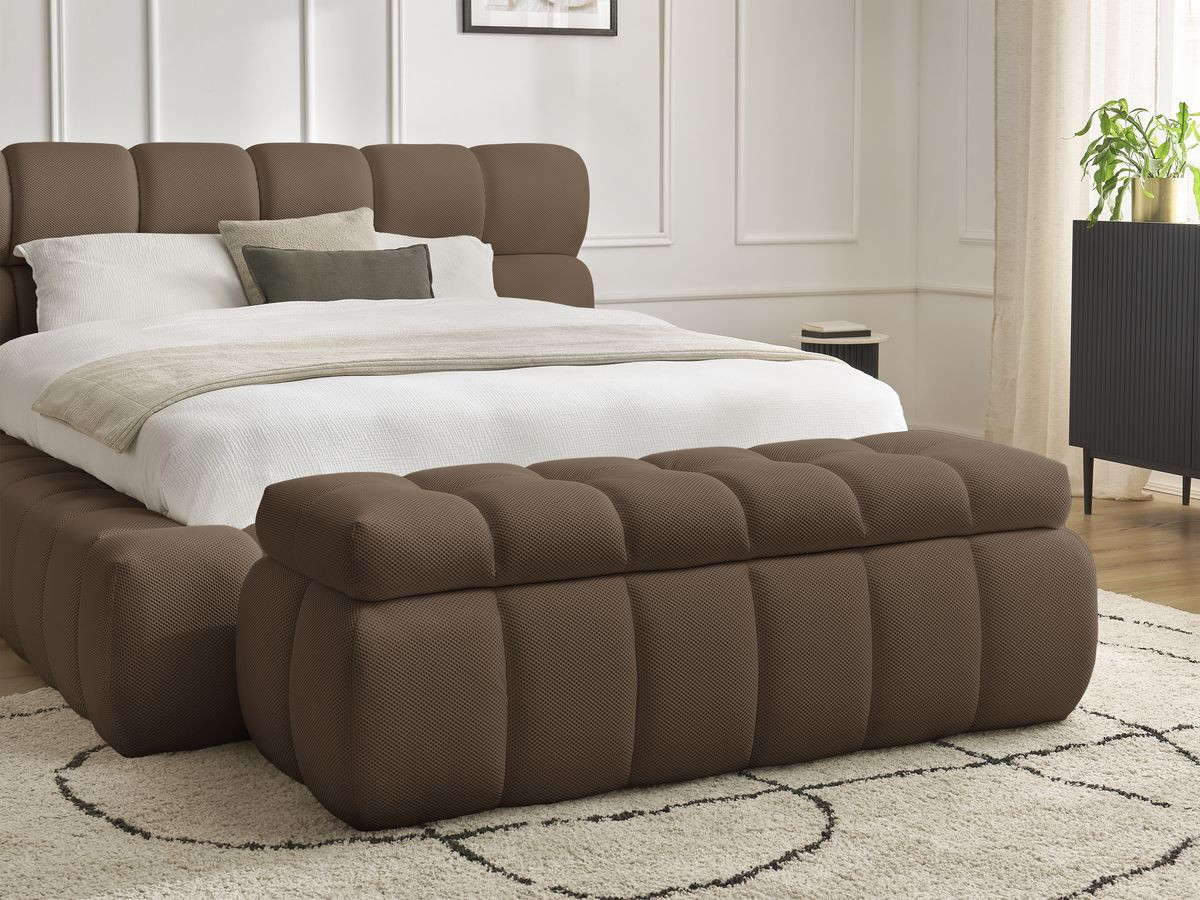 MONT-BLANC opbergbed + MONT-BLANC bedeinde van netstof