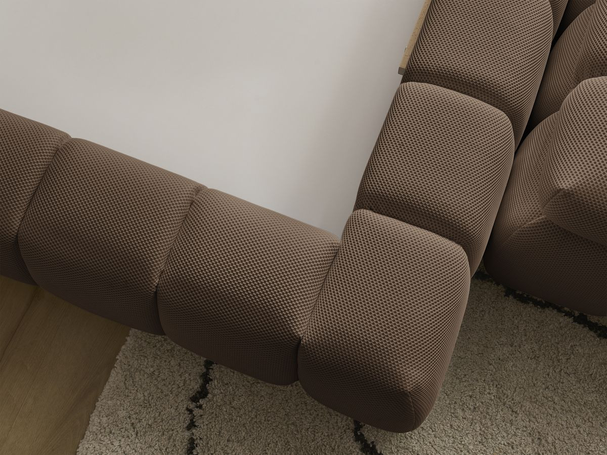 MONT-BLANC opbergbed + MONT-BLANC bedeinde van netstof