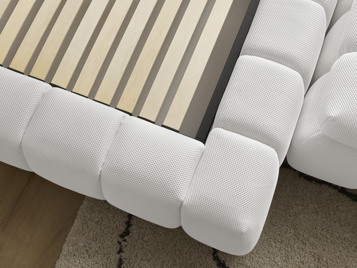 MONT-BLANC opbergbed + MONT-BLANC bedeinde van netstof