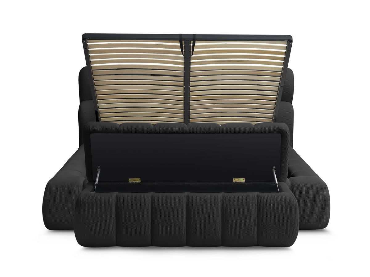 MONT-BLANC opbergbed + MONT-BLANC bedeinde van netstof