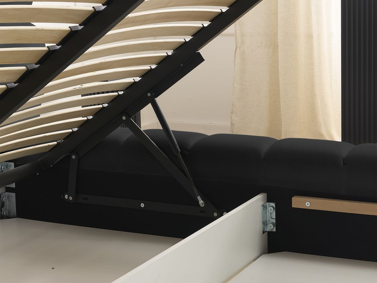 MONT-BLANC opbergbed + MONT-BLANC bedeinde van netstof