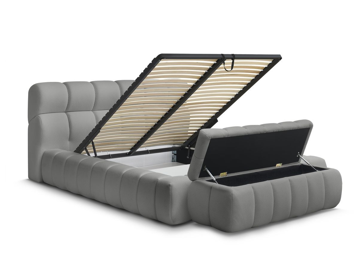 MONT-BLANC opbergbed + MONT-BLANC bedeinde van netstof
