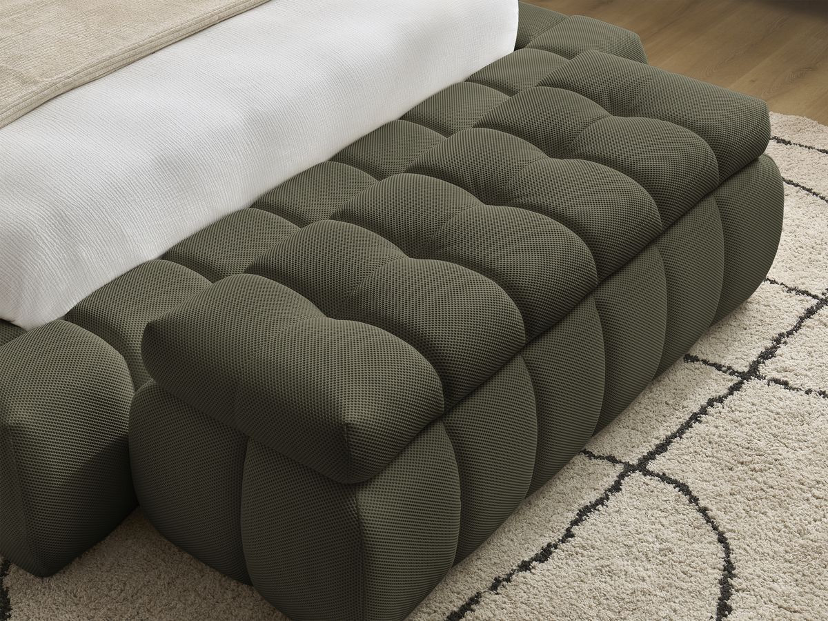 MONT-BLANC opbergbed + MONT-BLANC bedeinde van netstof