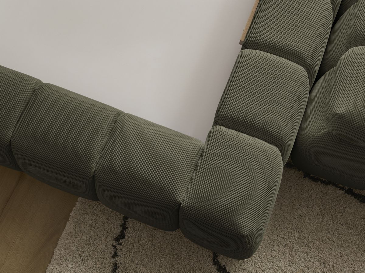 MONT-BLANC opbergbed + MONT-BLANC bedeinde van netstof