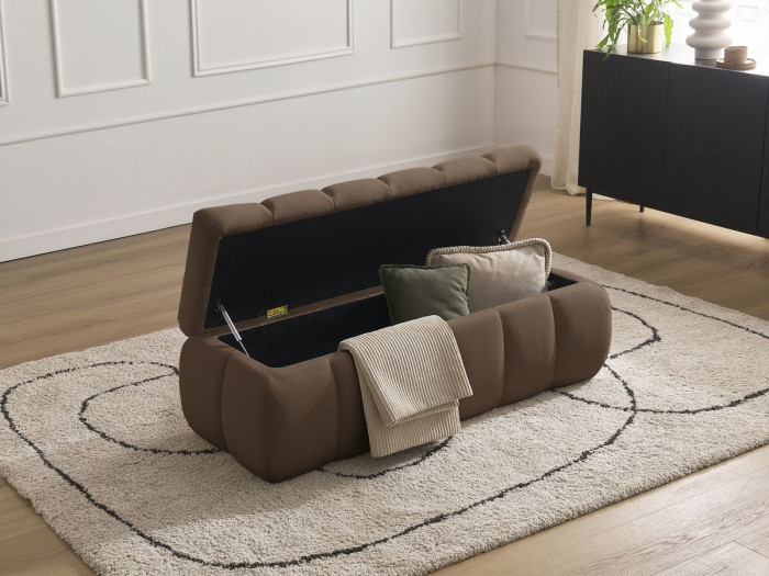 Bout de lit MONT-BLANC tissu mesh