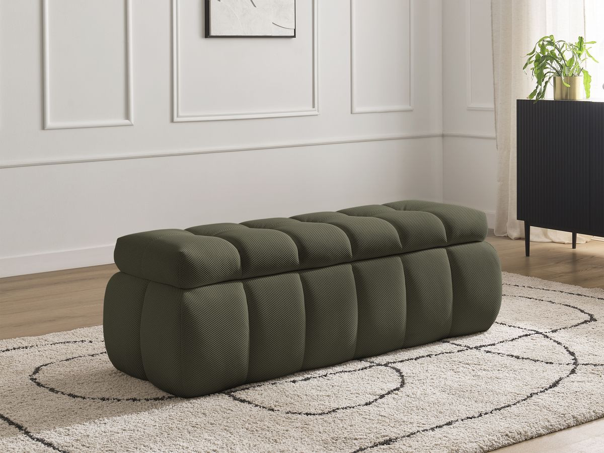 Bout de lit MONT-BLANC mesh vert — vue 6