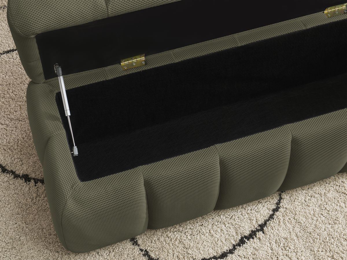 Bout de lit MONT-BLANC tissu mesh